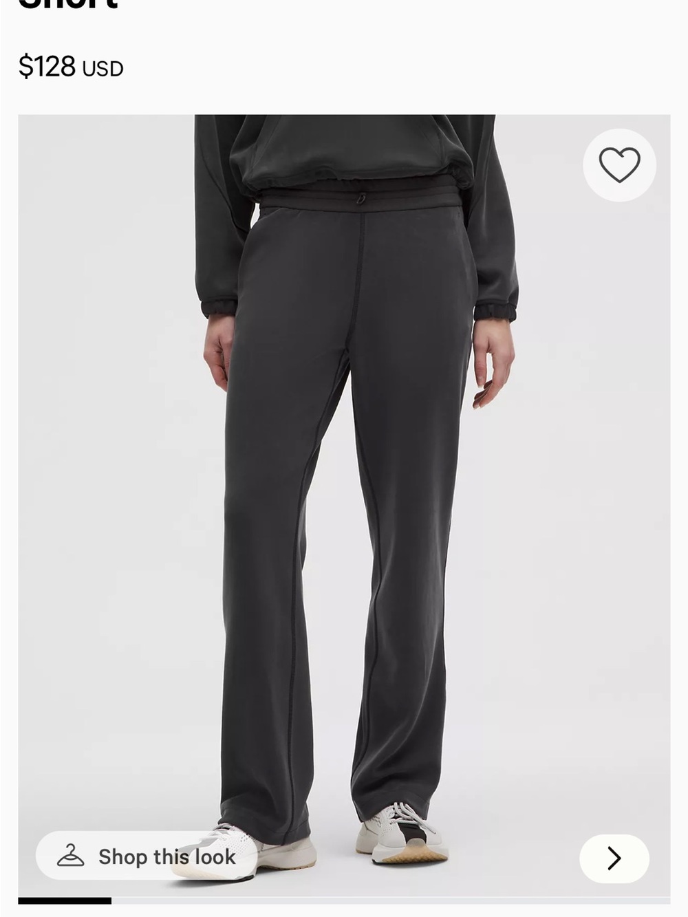 lululemon athletica Softstreme straight leg pants 24”